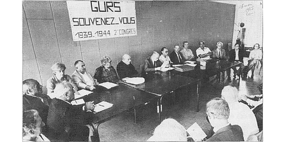 Camp de gurs | Premier Congrès de l'Amicale du Camp de Gurs | Gurs (64)